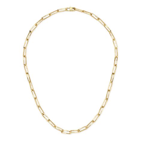 yellow gold gucci valention link